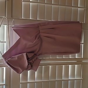 DO+BE Lavendar One Shoulder Dress